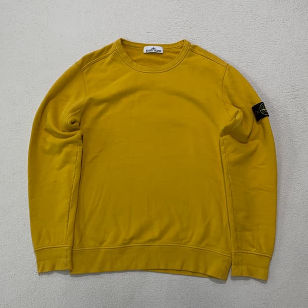 스톤아일랜드 머스타드 맨투맨 L 사이즈