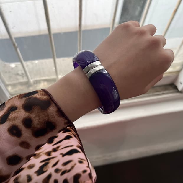 퍼플 빈티지 뱅글