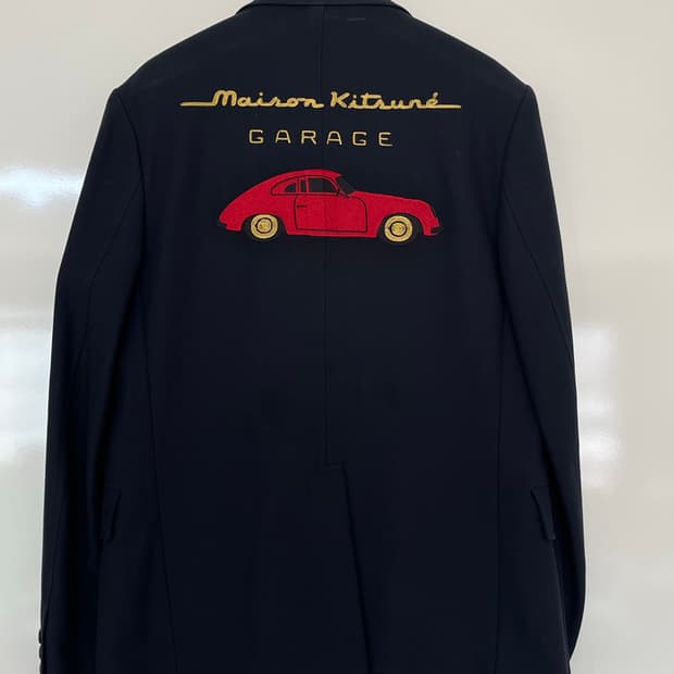 메종 키츠네 네이비 블레이저 maison kitsune [46]