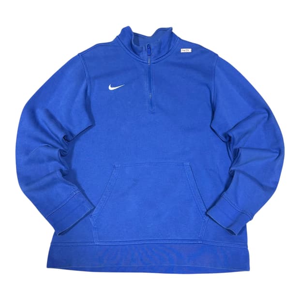 ✨ (바배) 나이키 블루 반집업 맨투맨