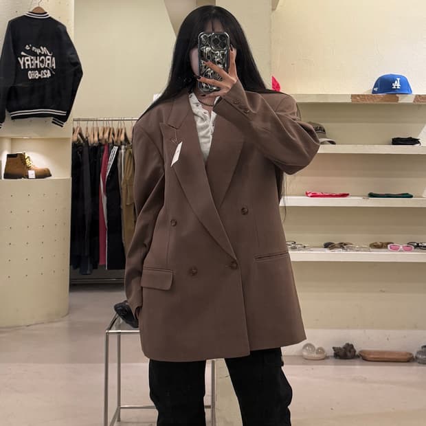 리그렛맨 더블 버튼 클래식 블레이저 U1408