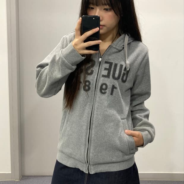 게스 후드집업