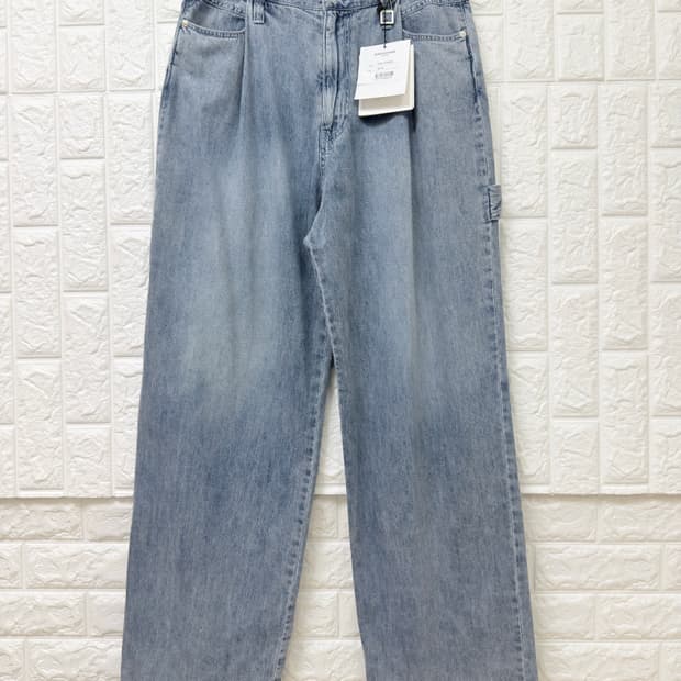 (26ss새상품)우영미 라이트웨이트 데님 팬츠 (46)