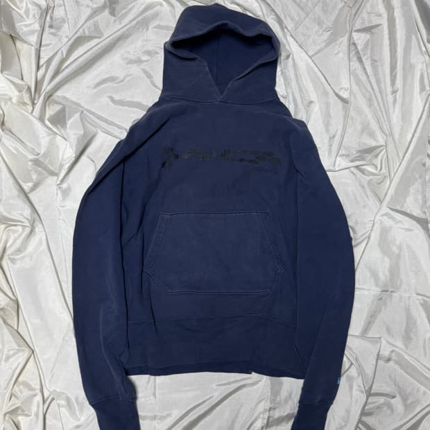 Y2k Style Dark Blue Hoodie