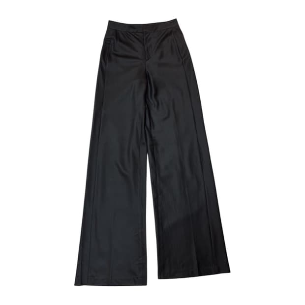 Wool Flare Trousers 