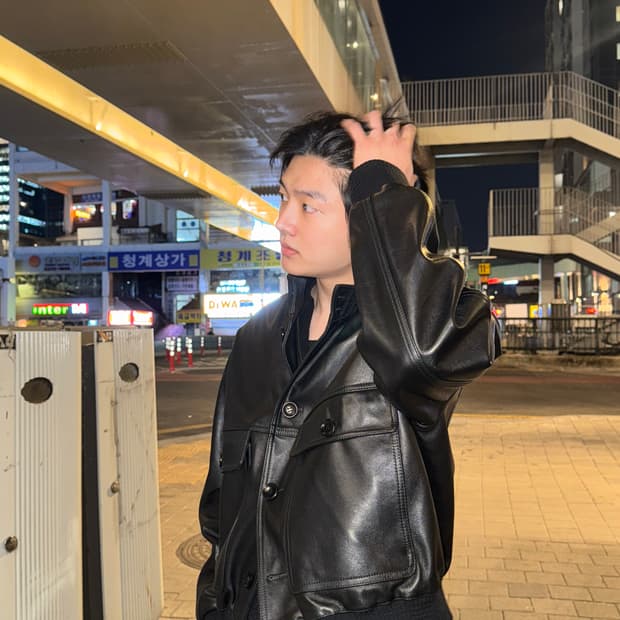 마리아노 포에버 레더 자켓