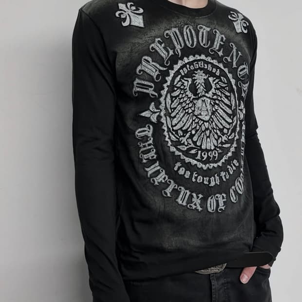 00’s Jpn Vtg Patched Long Sleeves