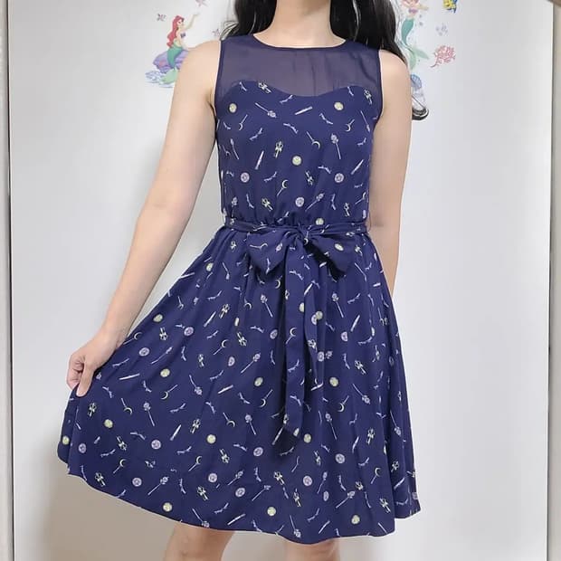 GU×세일러문 콜라보 민소매원피스