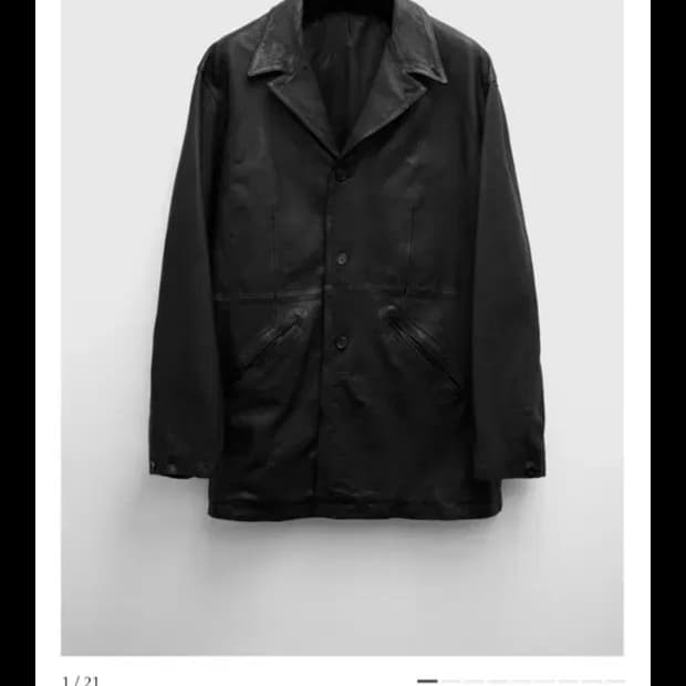 유스 워시드레더 M