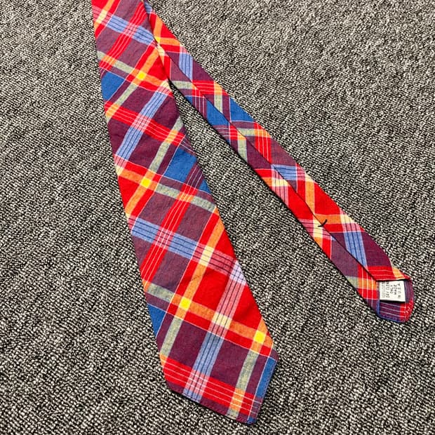 엔지니어드가먼츠 체크패턴 넥타이 