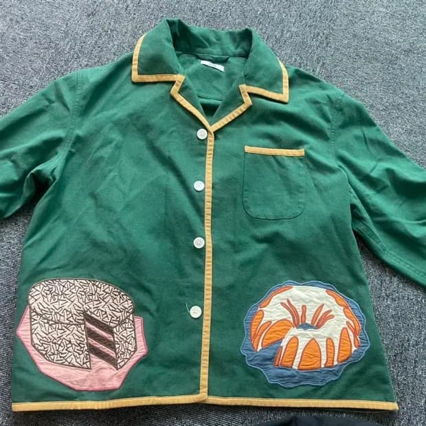 bode 보디 디저트 자켓 그린 M