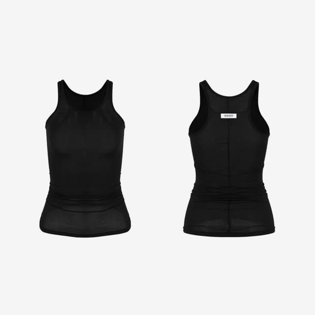 Odor Layered sleeveless black