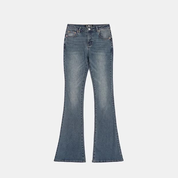 배드블러드 0119 로우라이즈 부츠 컷 진