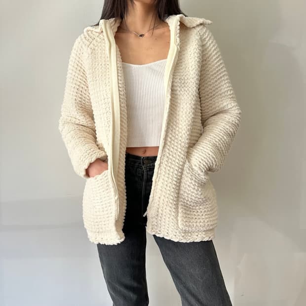 요지야마모토 Y's for living 여성 폴리 가디건