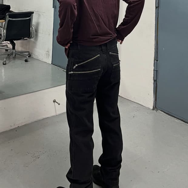 플라스틱프로덕트 split pocket pants