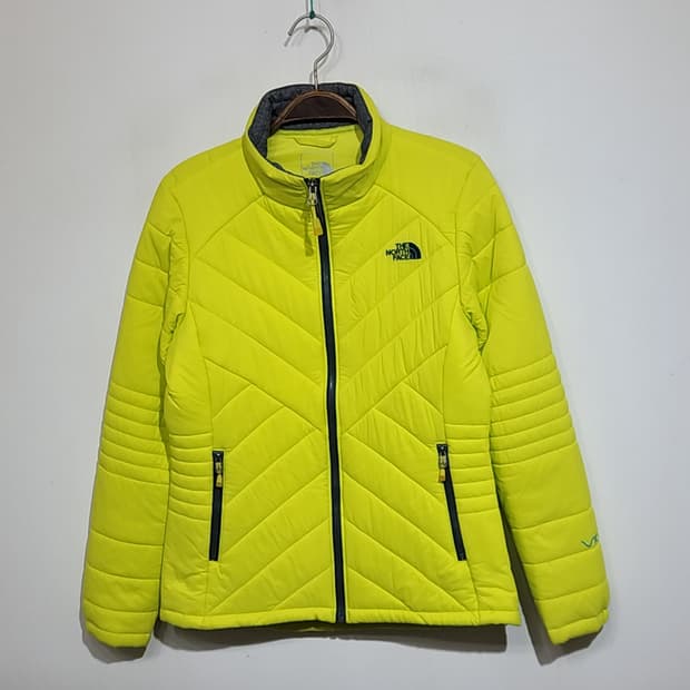 (30) 노스페이스 경량 패딩점퍼 형광색 VX 아웃도어 자켓 