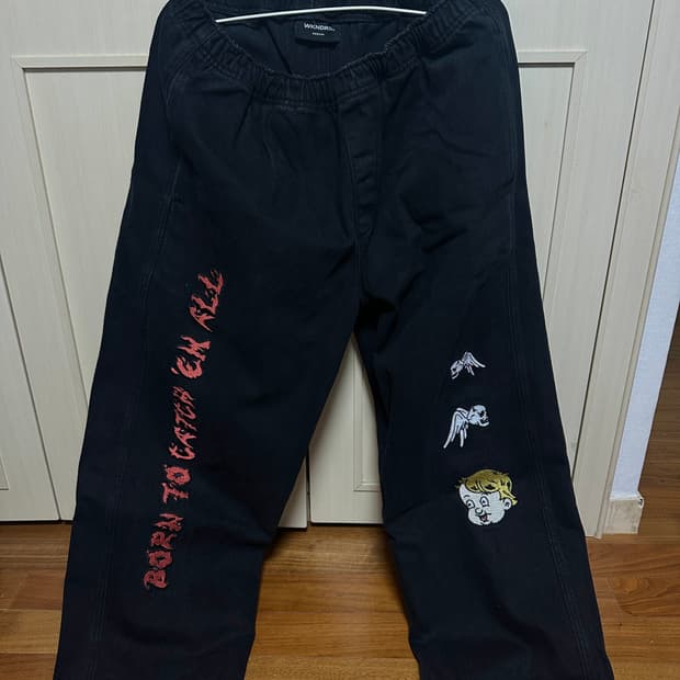 위캔더스 엔젤 데님팬츠 bk m