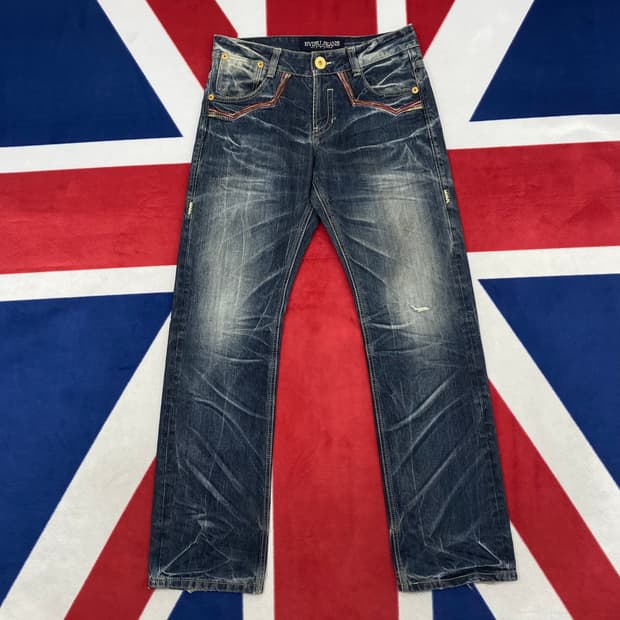 에비수 워싱데님팬츠