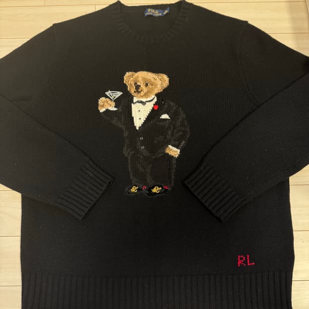 폴로 랄프로렌 울 캐시미어 마티니 베어 니트