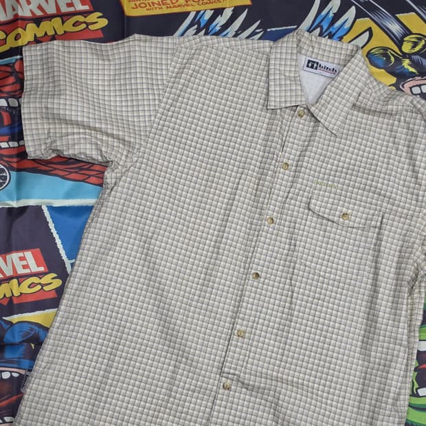 90's Bitch skateboards 체크반팔셔츠 L