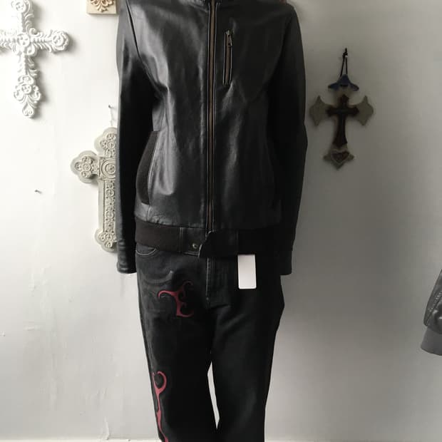 High neck pig leather bomber jacket