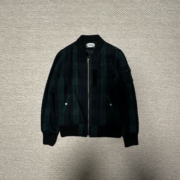 BEAMS BOY blouson jacket black watch