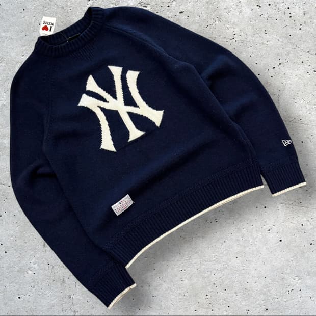 [95] 뉴에라 MLB 뉴욕 양키스 니트 스웨터 D284