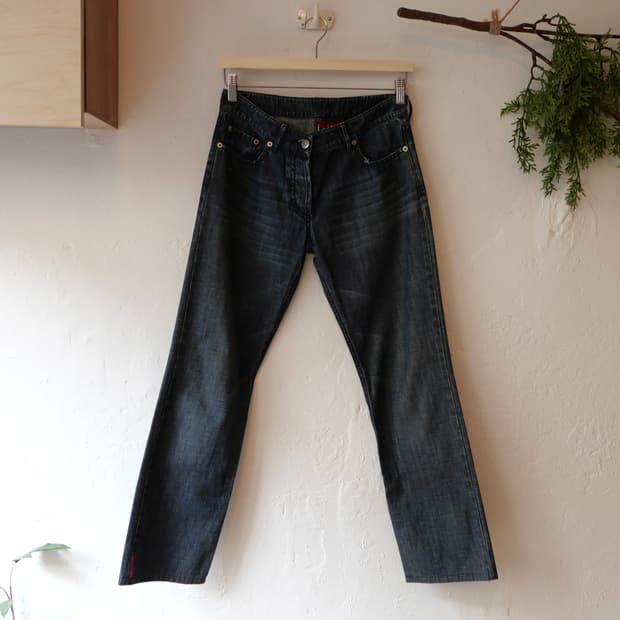 프라다 스포츠 데님 팬츠