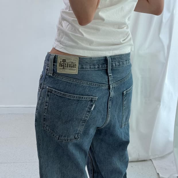 리바이스 실버탭 루즈핏 데님팬츠