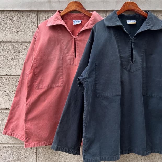 FRENCH FADED FISHERMAN SMOCK 프렌치워크스목자켓