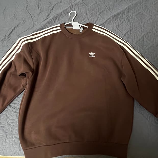 아디다스 맨투맨 브라운 M