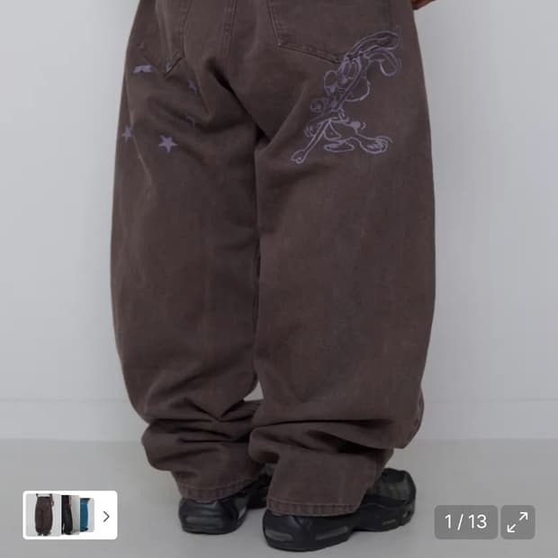 리트리버클럽 레빗 데님 브라운