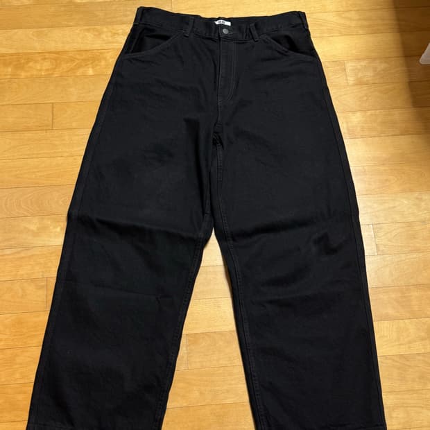 유니클로u 와이드핏 컬러진 35사이즈