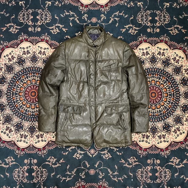 VanHart di Albazar 덕 다운 양가죽 패딩 자켓 (50)