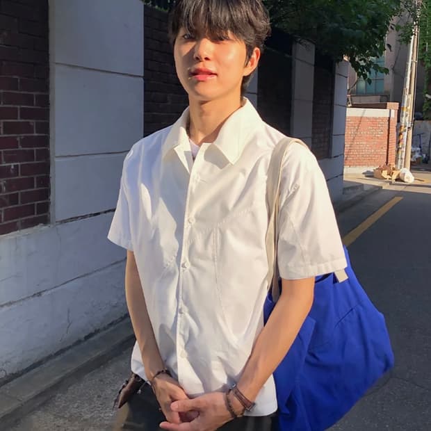 미세키서울 shirt white