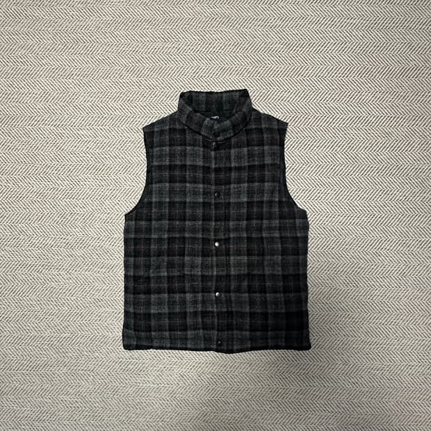 SHIPS usa made classic check down vest