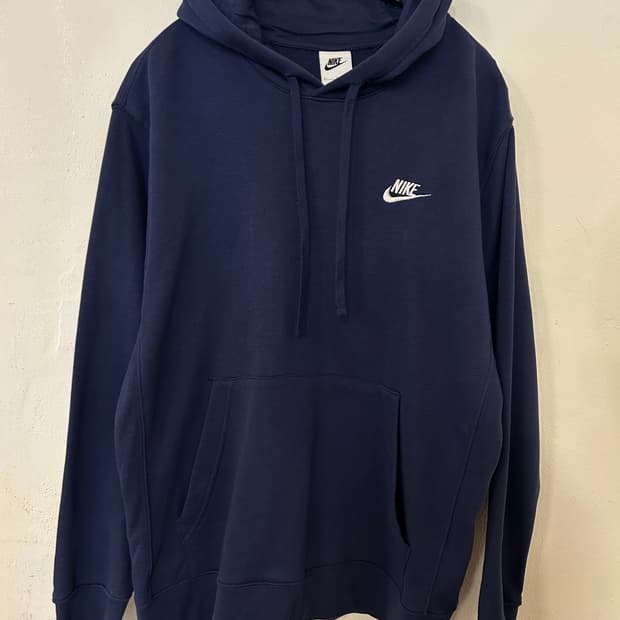 나이키 네이비 후드티 L