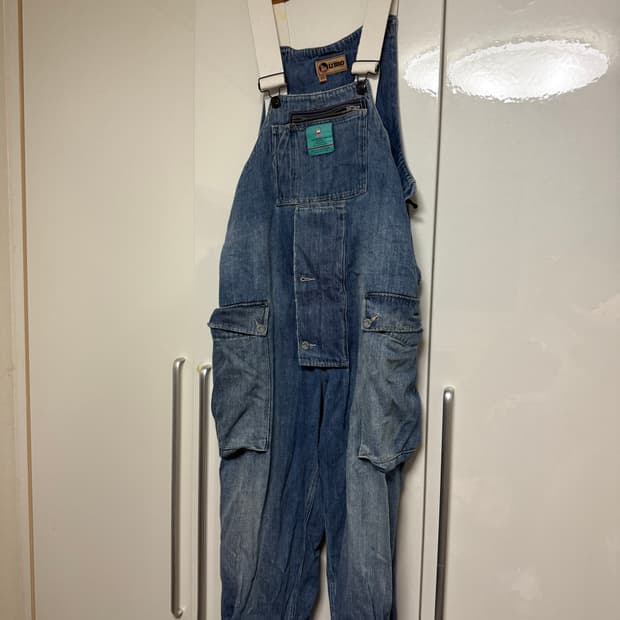 나이젤카본 던가리 50 20ss 상태좋음 덩가리 멜빵바지 워크웨어