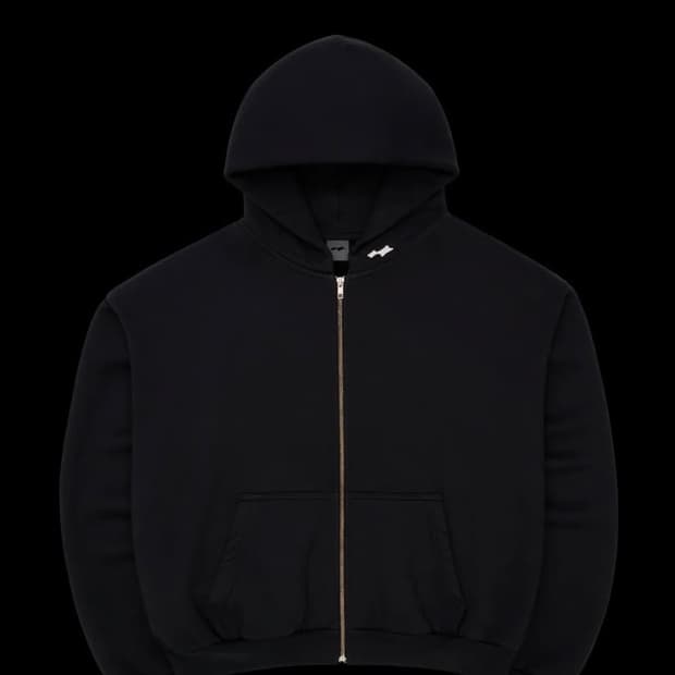 Skylrk 스카이라크 후드집업 케이브(블랙) S사이즈