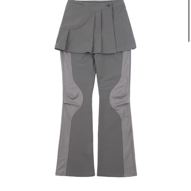 오호스 투웨이 플리츠 팬츠