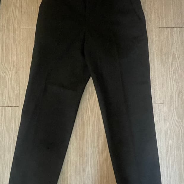 유니클로 검정 슬랙스 바지 