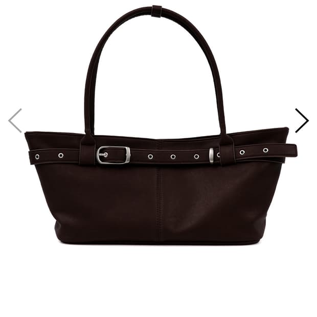 여밈 벨티드 보트백 에스프레소 가방, 키링