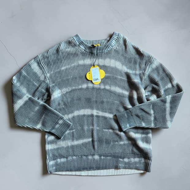 새제품 cos x 리스 예보아 콜라보 타이다이 니트