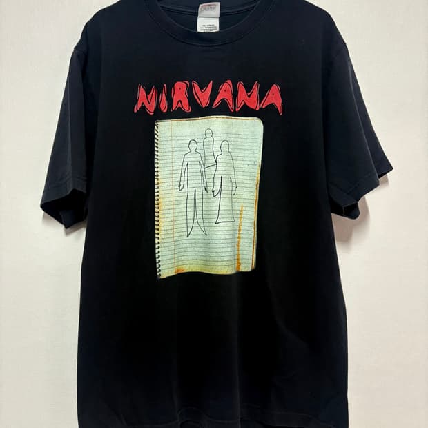 [L] 2003 Nirvana Ghost Note 반팔 티셔츠