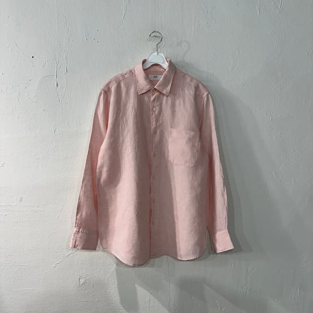 유니클로 린넨셔츠 M