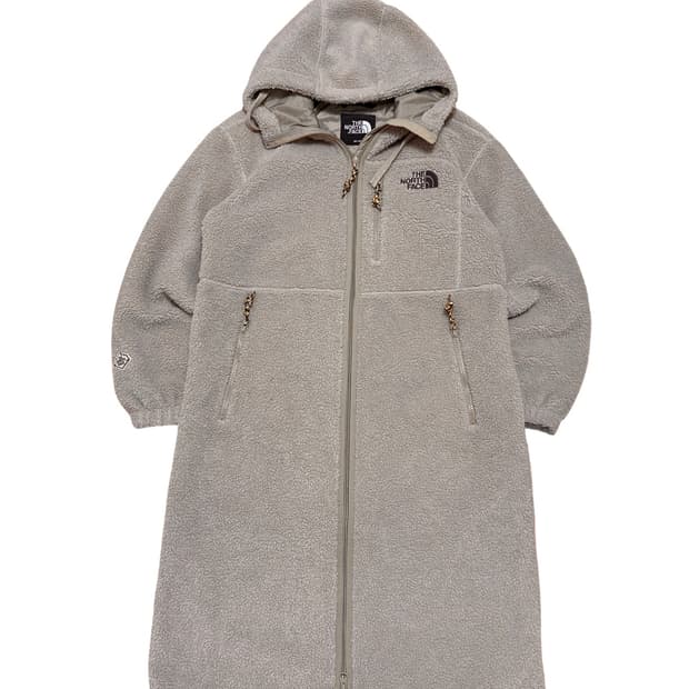 노스페이스 뽀글이 롱 후리스 자켓