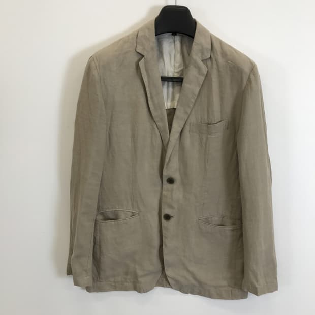 MUJI 무인양품 베이지 린넨100프로 자켓 [M]