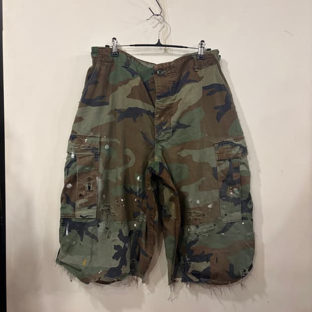 우드랜드 리빌드 카모쇼츠 34