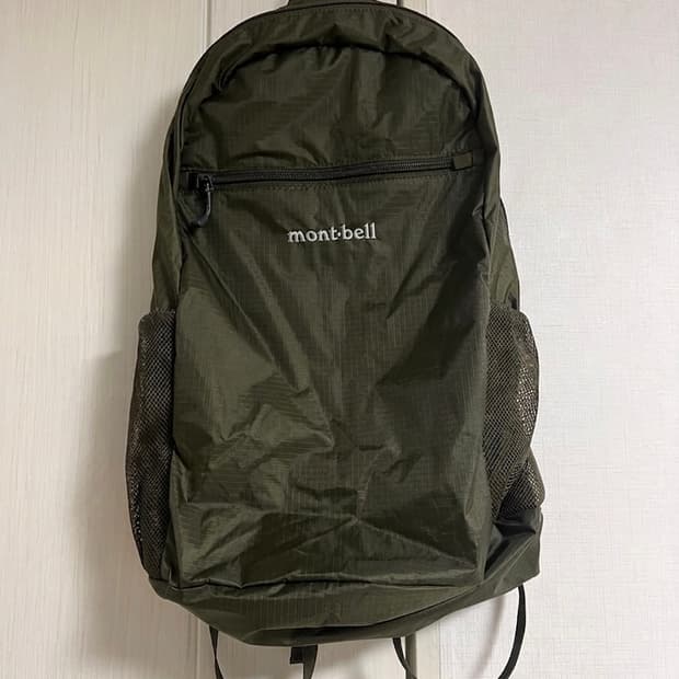 몽벨 포켓터블 라이트팩 20L 카키 백팩