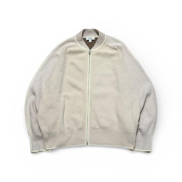 COS 컬러블럭 블루종 자켓